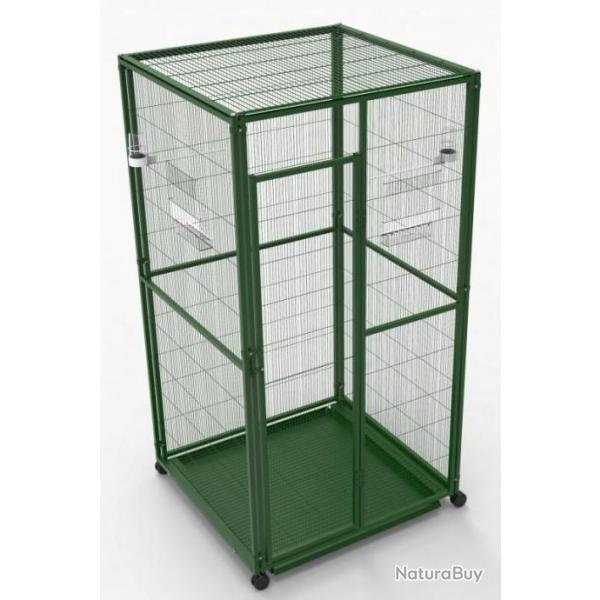 Voliere intrieure mobile 1m voliere jardin 1m x 1m x2m XXL  canari perruche cielterre-commerce
