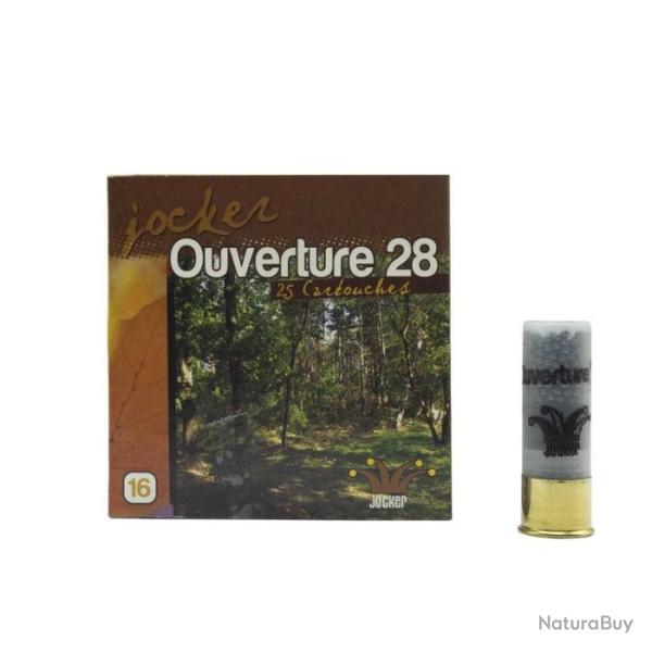 Bo�te de 25 Cartouches Jocker Ouverture 28 BG Cal. 16 67 16 Par 1