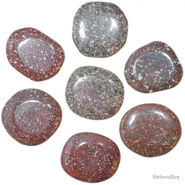 Galet plat porphyre imp�rial rouge - A l'unit�