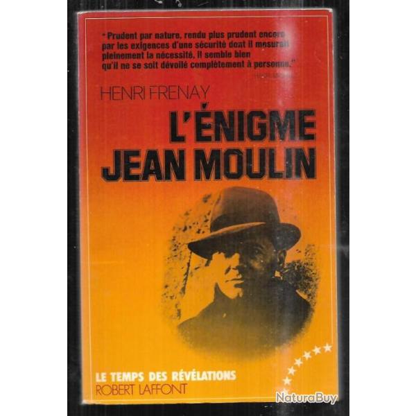 l'�nigme jean moulin d'henri frenay, , cnr groupe combat