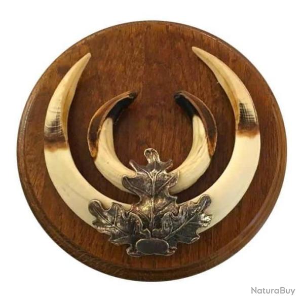 feuille de chne en bronze (grande) 9cm x 8cm