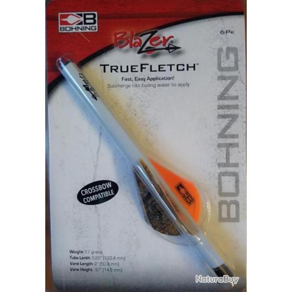 VANES BLAZER QUICK FLETCH 2" CAMO/ORANGE