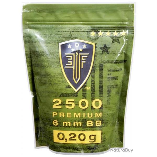Sachet de 2500 billes blanches Premium Cal 6
