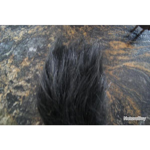 fourrure montage streamers noir