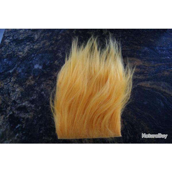 fourrure montage streamers orange clair