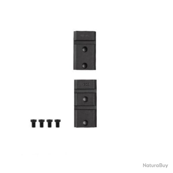 Paires d'Embases Warne Acier - Rem 700/WBY MK/S100/S101/M18