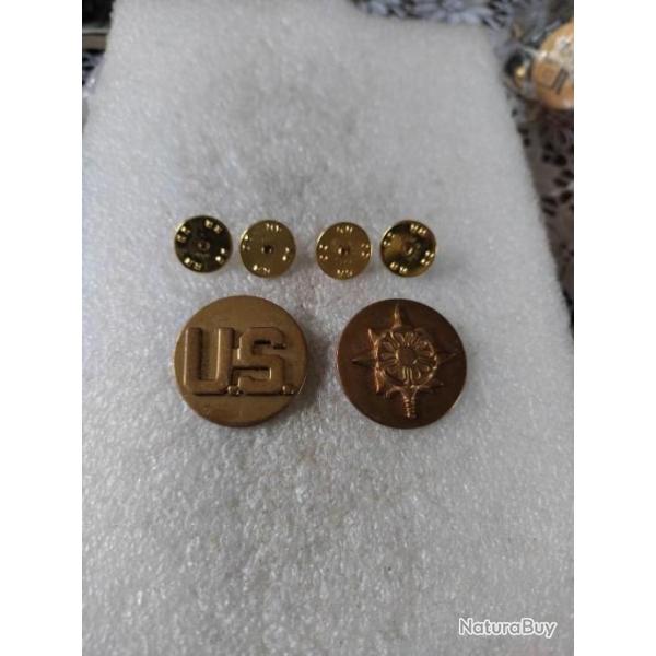 lot de collars troupe arm�e us intelligence service et US  ORIGINAL