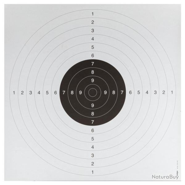 100 cartons-cibles 53 x 53 cm C50 blancs