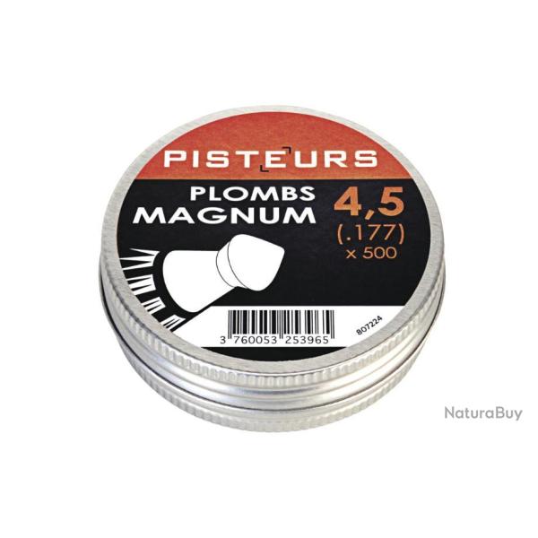Bo�te de 500 plombs � jupe t�te conique PISTEURS MAGNUM Cal 4,5 mm