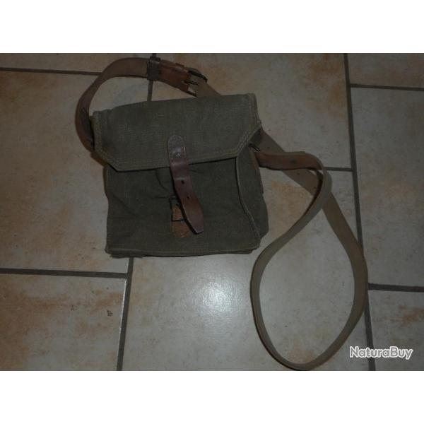 porte chargeur FM 24/29 toile et cuir arm�e fran�aise N�1