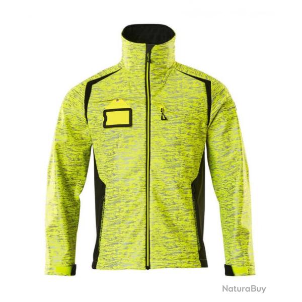 Veste softshell avec effets rflchissants Mascot Accelerate Safe 19202 291 Hi vis jaune Noir