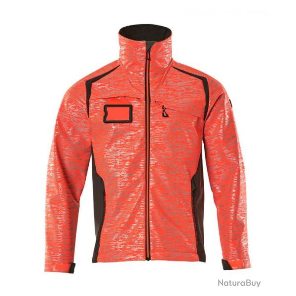 Veste softshell avec effets r�fl�chissants Mascot Accelerate Safe 19202 291 Hi vis rouge Anthracite 