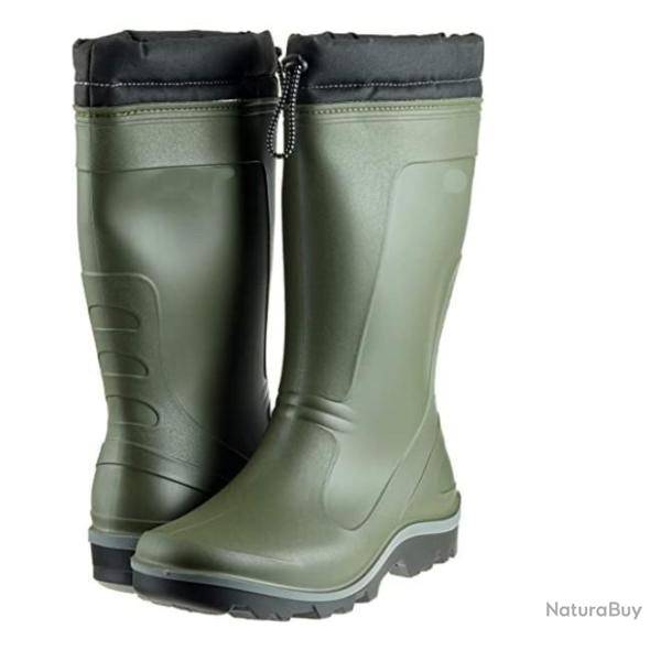 Bottes de pluie vertes - Bottes de neige r�glable - Livraison gratuite et rapide