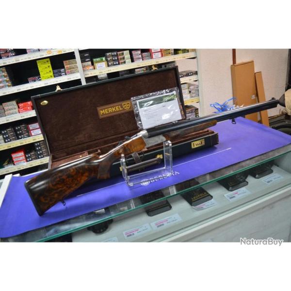 RARE DRILLING 96 K CUSTOM MERKEL EN 12/76 ET 30-06 BOIS GRADE 8  NEUF