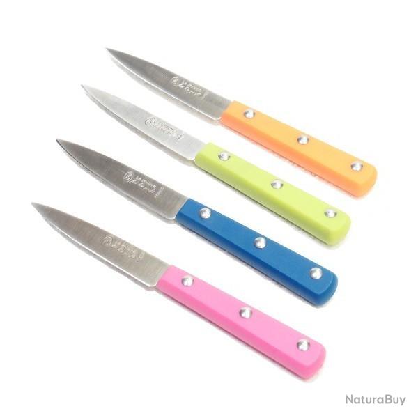 COUTEAU LA FOURMI 4 COUTEAUX OFFICE ABS LAME 8CM