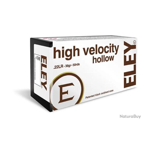Balles Eley Higt Velocity Hollow Point Calibre 22 LR
