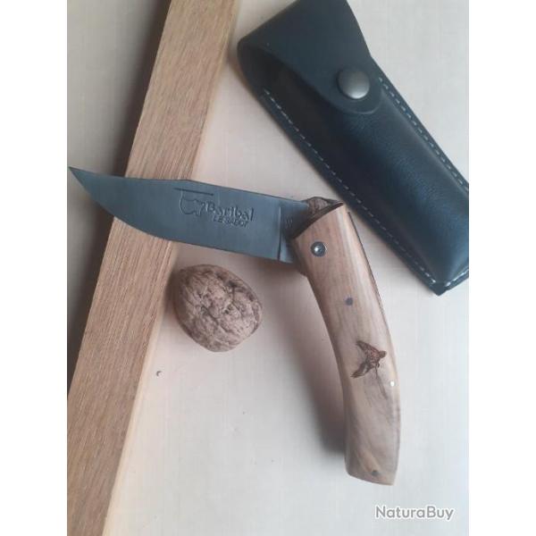 Couteau ...LE  SABOT...  Garibal  B�casse avec �tui cuir.