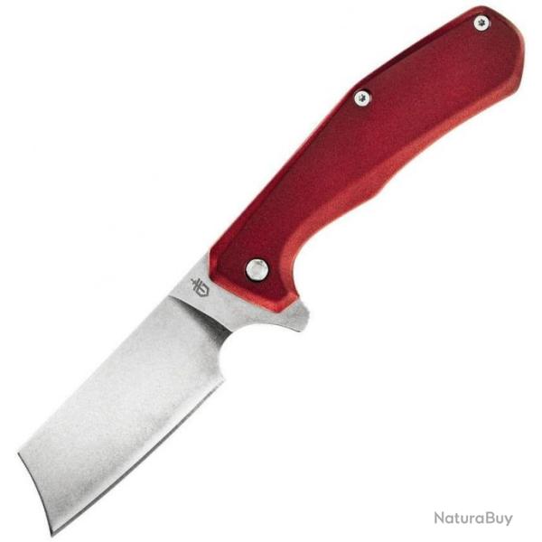 Couteau Gerber Asada Red Lame Acier 7Cr17MoV Manche Aluminium Framelock Clip G1805