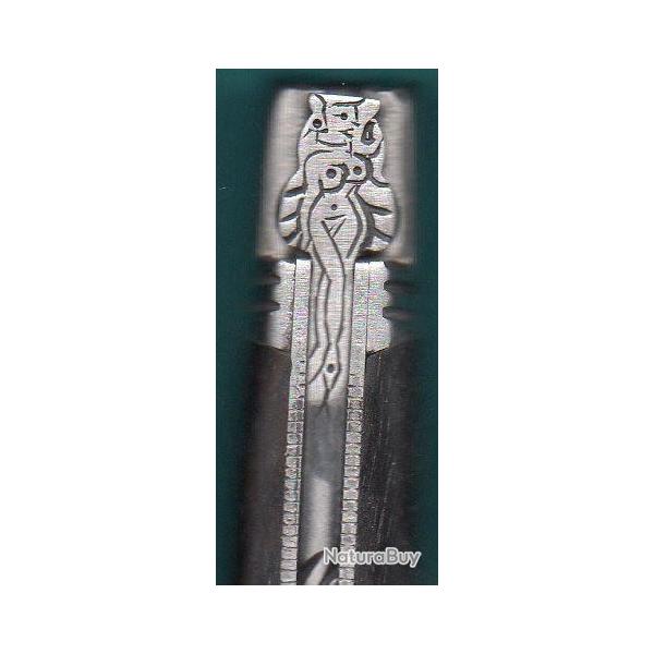 SEXY LAGUIOLE mouche PIN UP couteau grav� � tes Initiales �b�ne