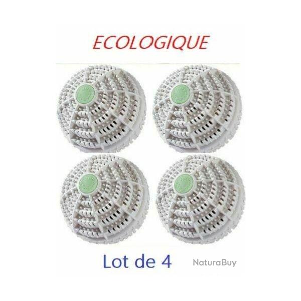 4 Boules de lavage cramique cologique -