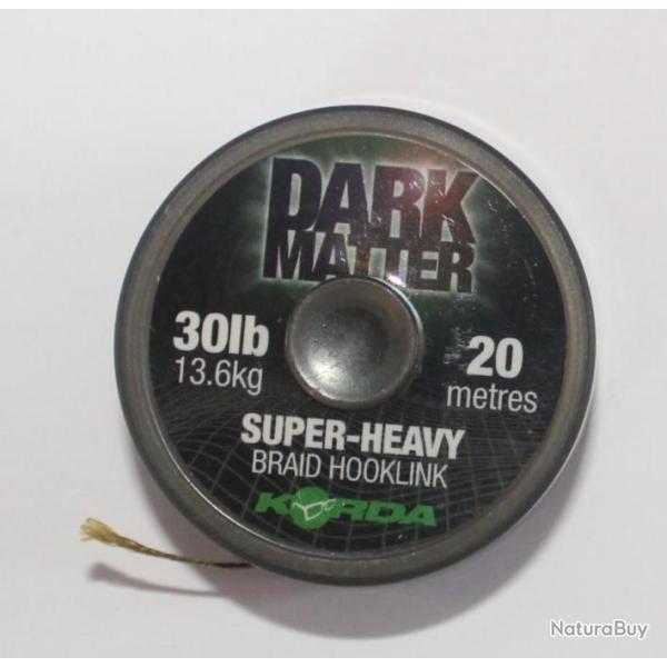 Bobine de tresse Korda Dark Matter Super Heavy 30lb