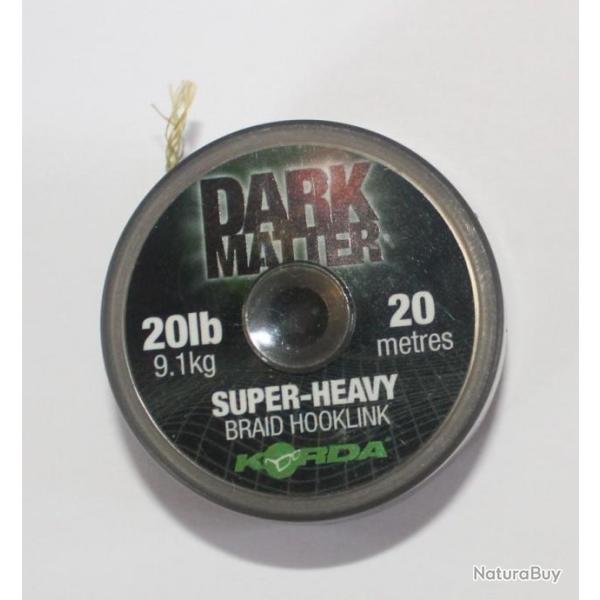 Bobine de tresse Korda Dark Matter Super Heavy 20lb