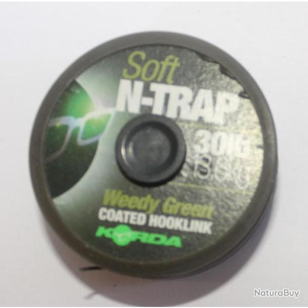 Bobine de tresse Korda N-Trap Soft 30lb Weedy Green (1)