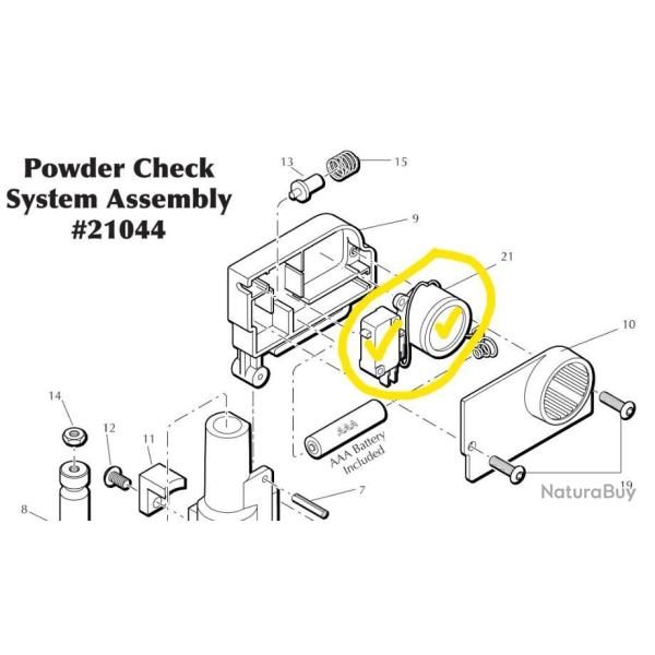 Kit r�paration Buzzer Dillon alarme Powder Check System