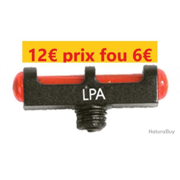 GUIDON "VRAI"  FIBRE OPTIQUE ROUGE LPA    2 MM      du pas 2