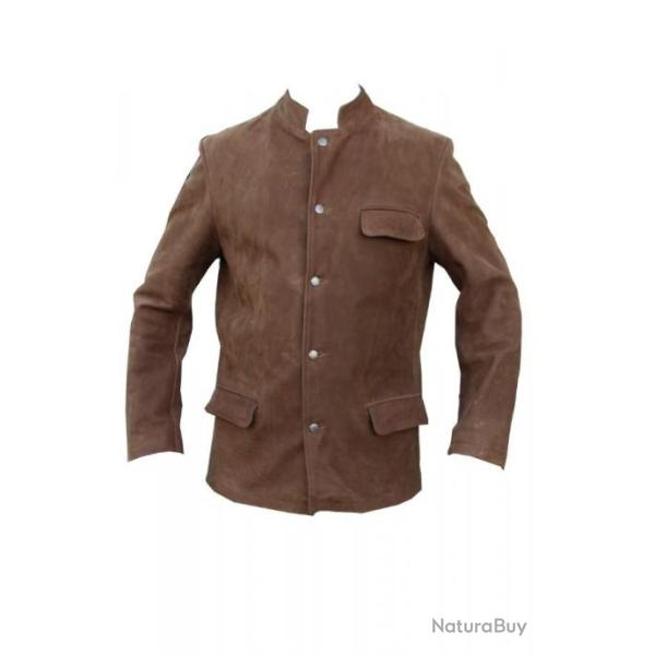 Veste d apr�s chasse en cuir Chasse El�gance R�f CE58