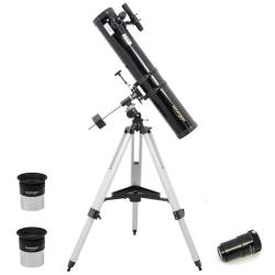 T&eacute;lescope Omegon 114/900 + Monture Equatoriale Type A + Oculaires + Barlow