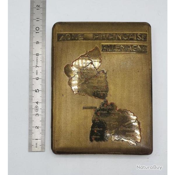 Etui  cigarettes - Zone Francaise - Allemagne : Occupation .