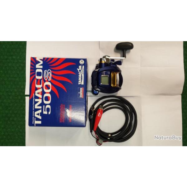 MOULINET ELECTRIQUE DE PECHE EN MER DAIWA TANACOM 500 S NEUF