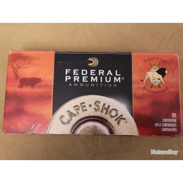 Cartouches cal. 470 Nitro Express Federal Premium 500gr Trophy Bonded Bear Claw DESTOCKAGE!!!