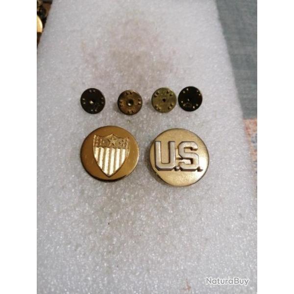Lot de collars troupe arm�e us �TAT MAJOR et US ORIGINAL