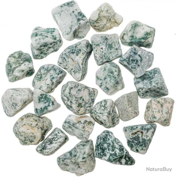 Pierres semi-roul�es agate arbre - 2 � 3 cm - 100 grammes