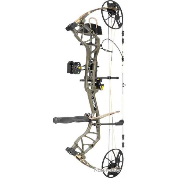 PACKAGE COMPOUND DROITIER ARC BEAR ARCHERY LEGIT 10-70# - OLIVE/FRED BEAR CAMO