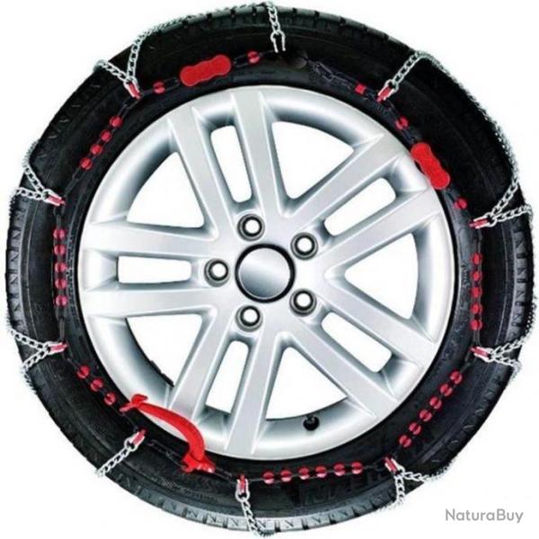 TOP ENCHERE - Lot de 2 chaines � neige � croisillons - Livraison gratuite et rapide