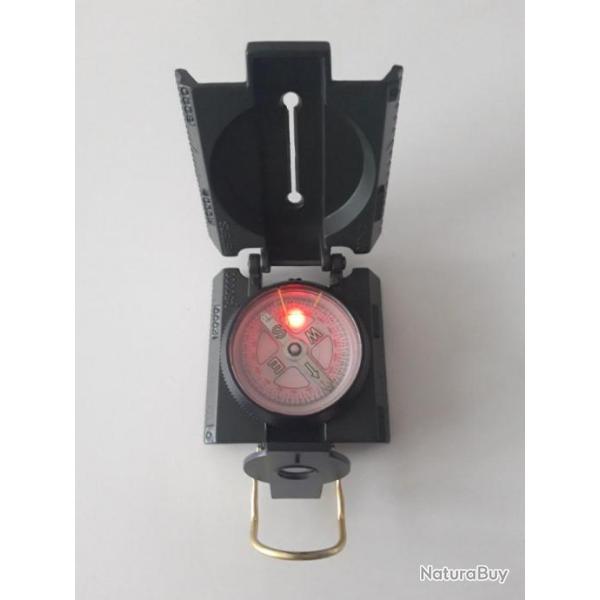 BOUSSOLE MTALLIQUE LED TYPE U.S.