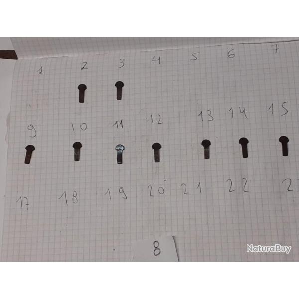 LOT RESSORT D'ARMES POUDRE NOIR