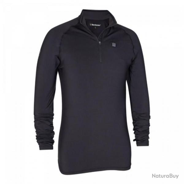 Maillot de corps Heat avec zip au col , Chauffant Deerhunter