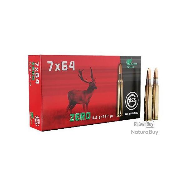 Cartouche Geco Zero cal.7X64 127GR 8,2G boite de 20
