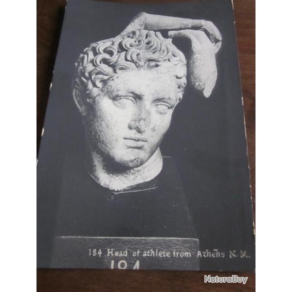 CP   GRECE  STATUE HEAD OF ATHLETE