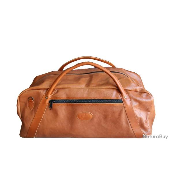 Sac de battue en cuir Marron Orang� Chasse El�gance CE401