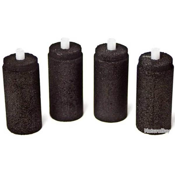 4 filtres � charbon actifs pour bouteille 4000uf et 6000uf lifesaver