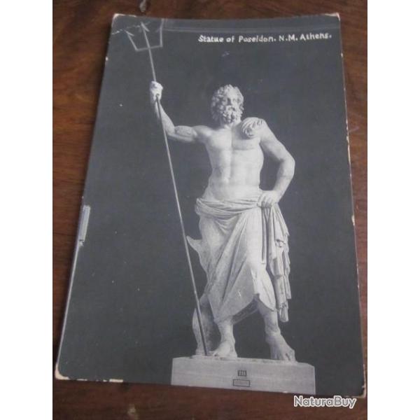 CP   GRECE STATUE OF POSEIDON