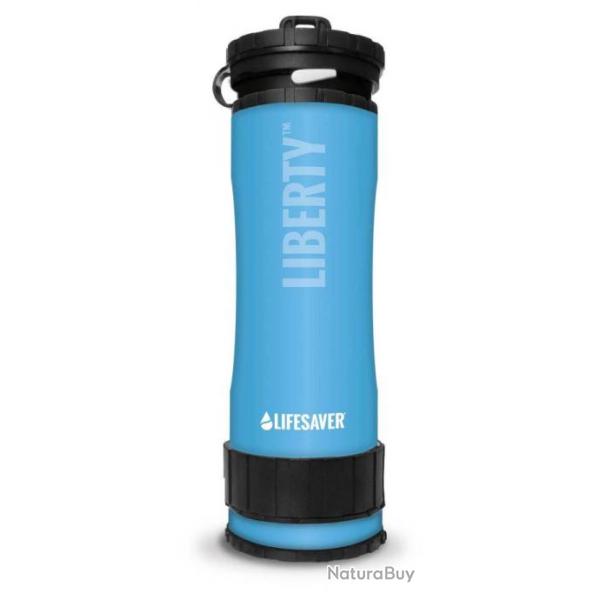 Bouteille purificateur d'eau bleue liberty lifesaver
