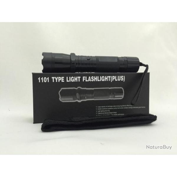 shocker tazer taser paralyseur lampe led ALUMINIUM TYPE DM 1101