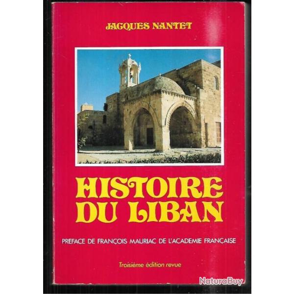 histoire du liban de jacques nantet troisi�me �dition