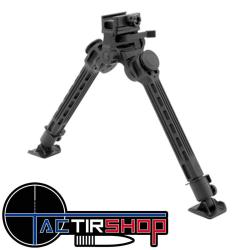 Bipied UTG Big Bore &agrave; stabilit&eacute; totale, hauteur centrale 9 &agrave; 14" 22.5 &agrave; 35.5 Cm